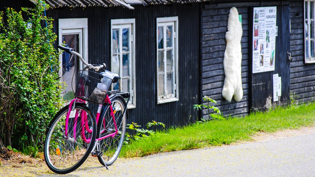 Пристанището Клинтхолм от остров Møns, Дания